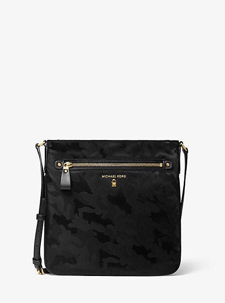 michael kors nylon kelsey large crossbody dusk